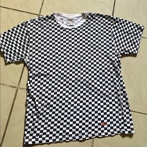 HANES X SUPREME CHECKERED T SHIRT